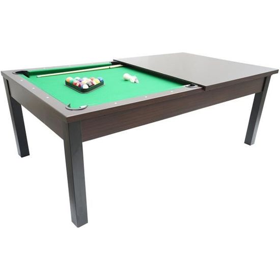 Table De Billard Américain 6Ft/7Ft Convertible - Avec Plateau Repas Et Accessoires Complets