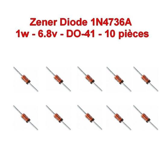 DO-41-127diod039 3.6v 10x Zener Diode 1N4729A 1w