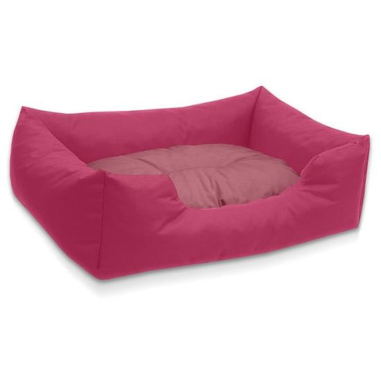 BedDog MIMI lit pour chien,coussin,panier pour chien [L env. 80x65cm, PINK (rose/rose)]