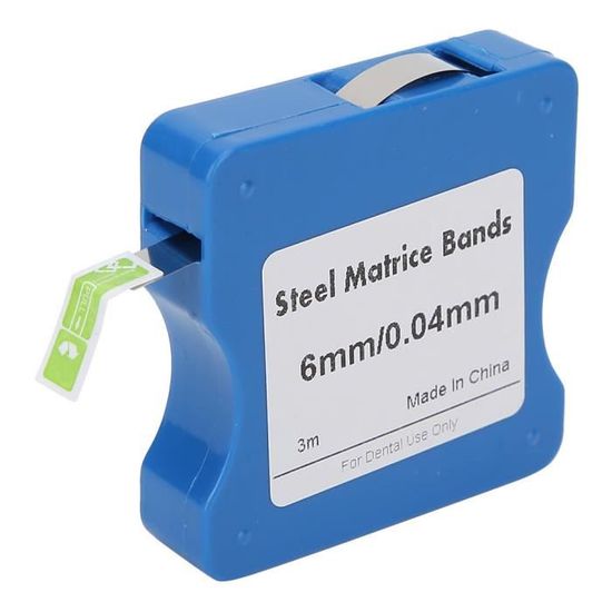 144 Bandes Matricielles Dentaires En Acier Inoxydable 0.015 - Autoclavables, Pour Prothèses & Orthodontie !
