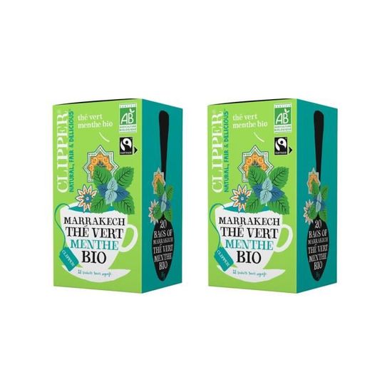 Thé Vert Gingembre Menthe – Clipper – 35 G