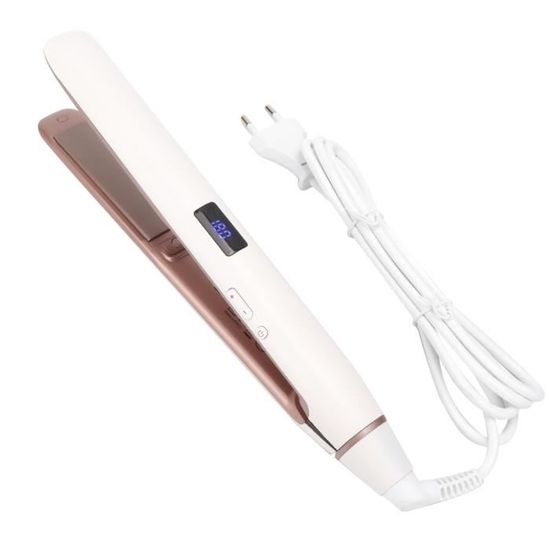 Fer à Lisser Vapeur électrique - Rouge Avec Contrôle De Température LED - Lisseur De Cheveux Sans Marque