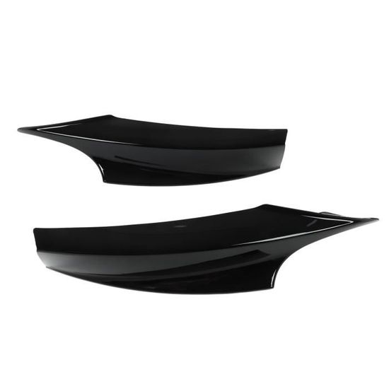 Spoiler Avant Pour MG TF - Lot De 3 Becquets Noirs Brillants En ABS, Easy Install