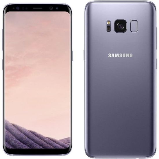 SAMSUNG Galaxy S8+ 64 go Gris orchidée - Reconditionné - Très bon état