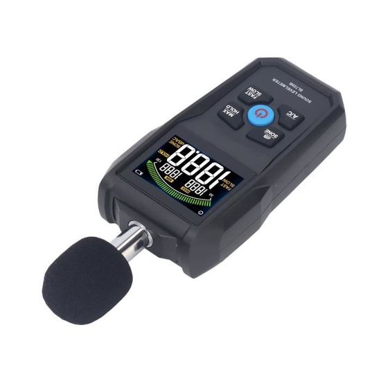 Sonomètre Numérique Avec Buzzer - Plage 30 à 130 DB, écran LCD, Pour Mesure Du Bruit à La Maison, Au Bureau Ou En Atelier - 7