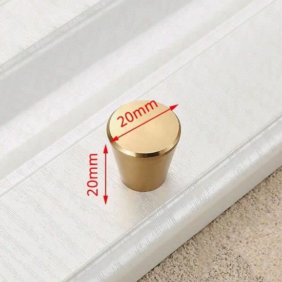 Goldenwarm LSJ12GD - Tiradores Para Puerta De Clóset De Cocina, Latón