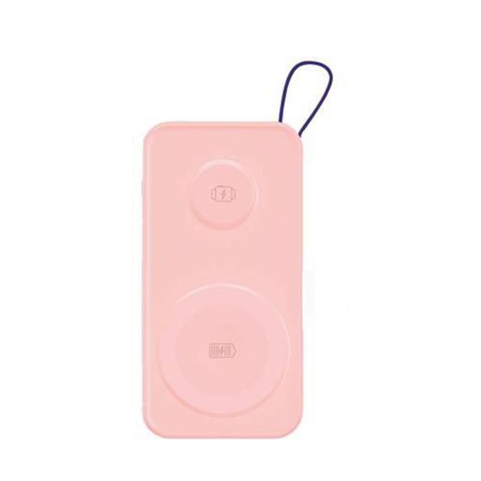 PowerBank - 3MK - PastelUp - Sans Fil Qi - 10000mAh - 22.5W - Rose