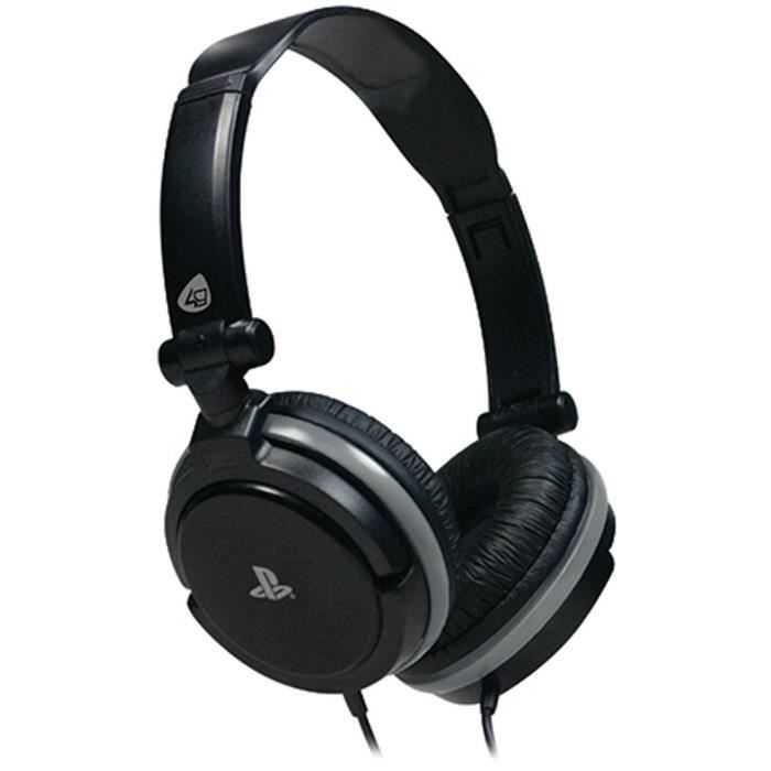 Casque Gaming - 4Gamers - A4T Stéréo Dual - Filaire - Circum-Aural - PS4 Ps Vita