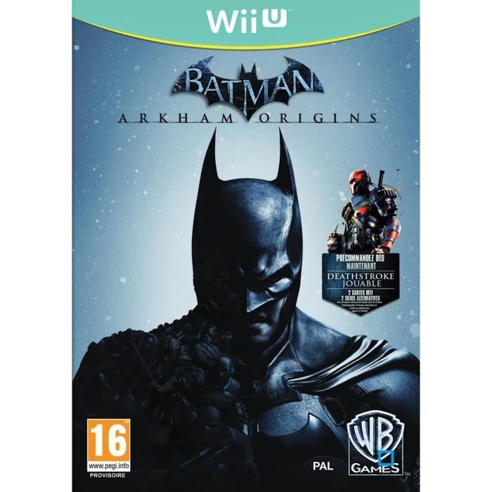 Batman Arkham Origins Jeu Wii U