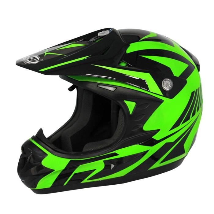 Casque hors route quatre saisons Casque complet pour hommes Casque de moto Casque de course sur route Casque pour casque hors route Lunettes /à quatre pi/èces Plus Masque Plus Gants
