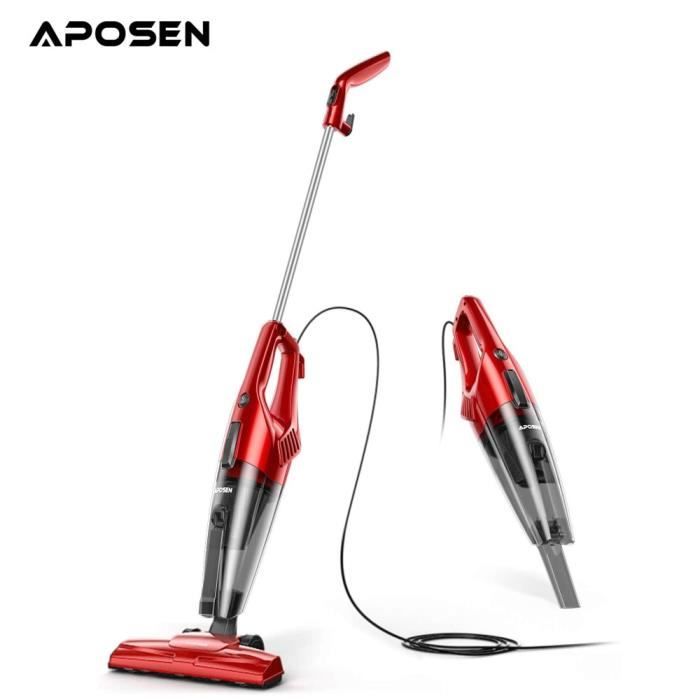 Aposen – aspirateur à main ST600 à manche filaire, puissant, moteur de 600W, polyvalent, 4 en 1