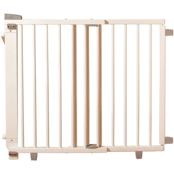 Geuther, EASYLOCK 2733+, Barrière de sécurite pivotante pour escalier, Blanc, 67 cm