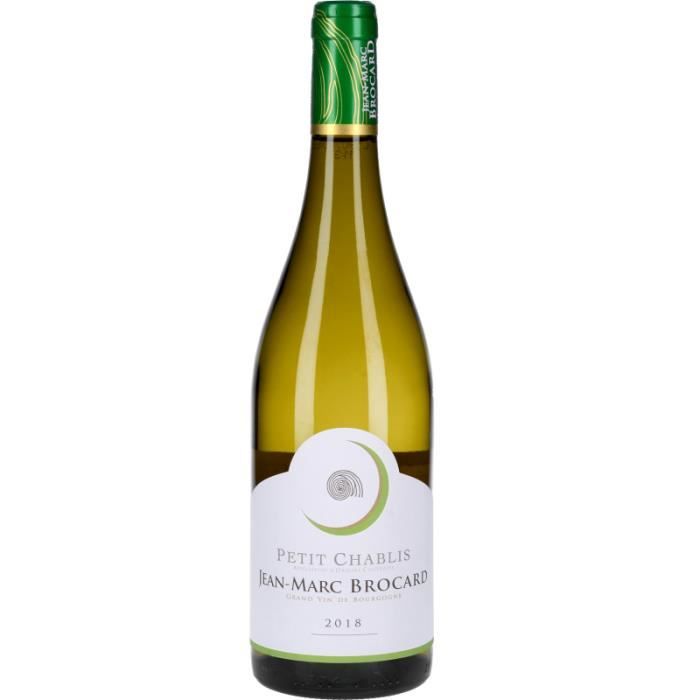 Vin Blanc - Petit Chablis Jean-Marc Brocard 2018 - Bouteille 75cl