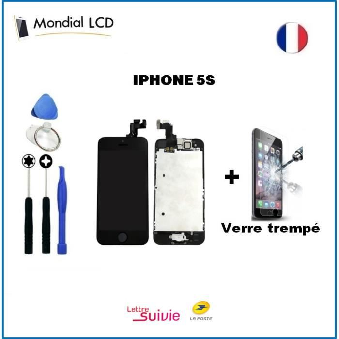Ecran iPhone 5S Noir Complet