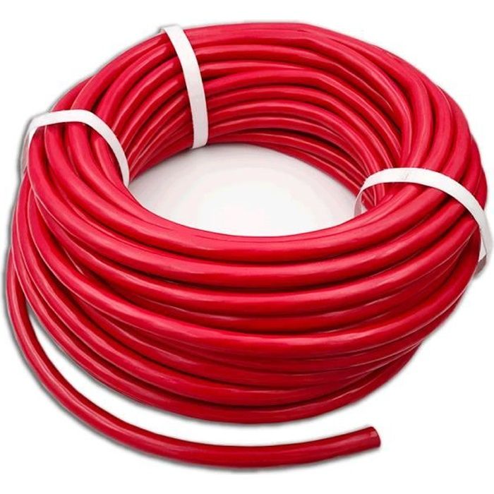 Cable De Démarrage 50mm2 Au Mètre Rouge
