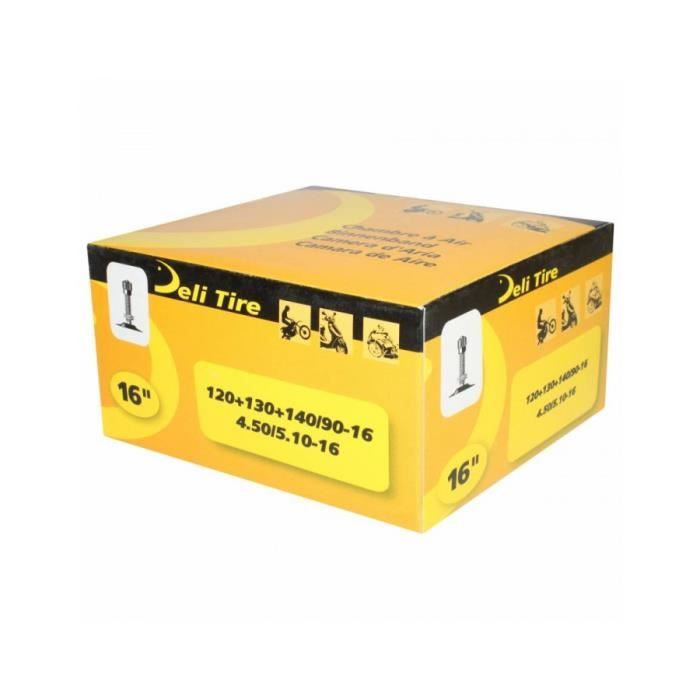 Chambre a air 16'' 120-90-16 a 140-90-16 , 4.50 a 5.10-16 deli valve tr4