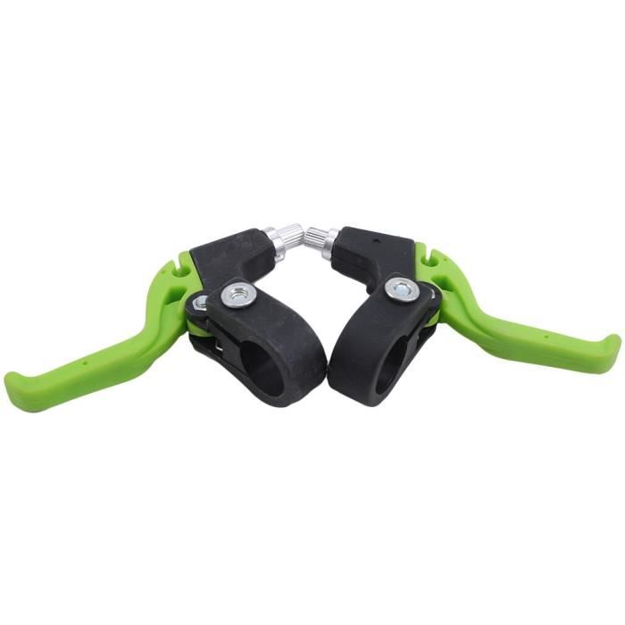 Pièce Détachée,Une paire de poignée de frein de vélo de route de montagne levier de frein de chariot de bébé - Type black green