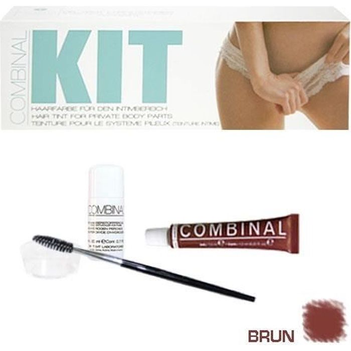 Kit de teinture intime Combinal, Brun