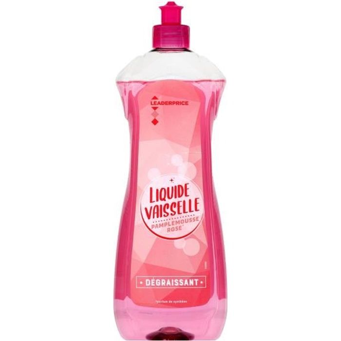 Liquide vaisselle pamplemousse rose dégraissant - 750ml