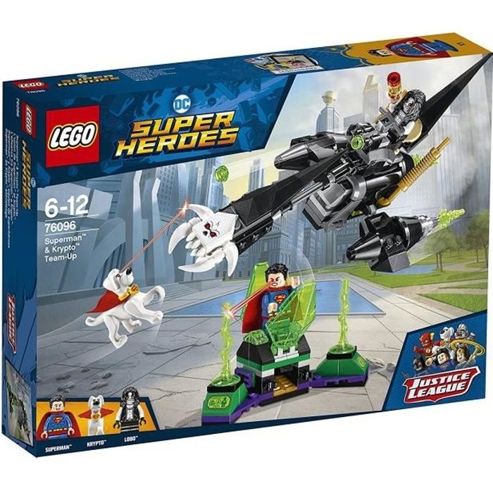 LEGO® DC Comics Super Heroes 76096 L'union de Superman™ et Krypto™