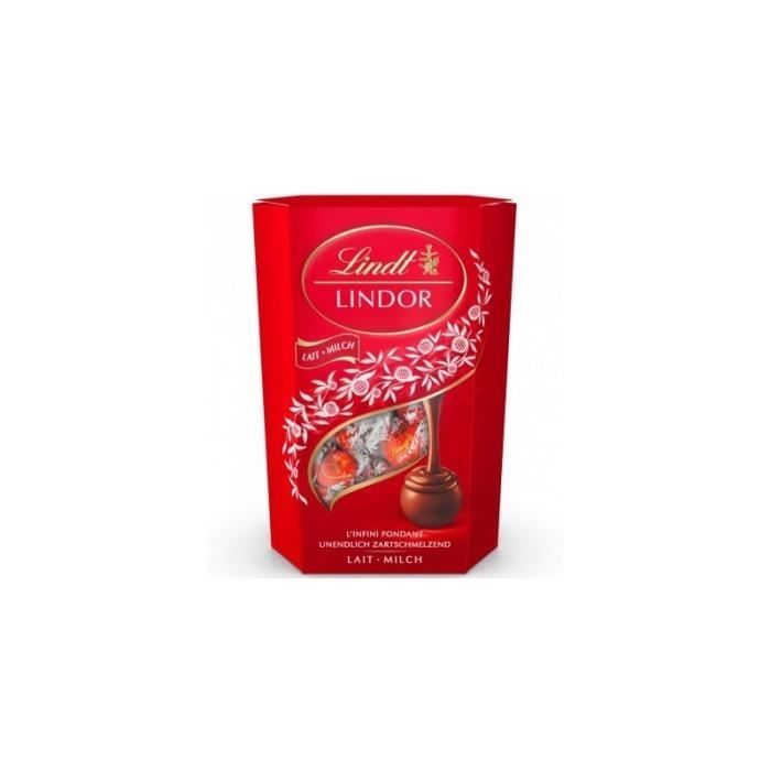 Lindt Lindor Cornet Boules Lait 200g