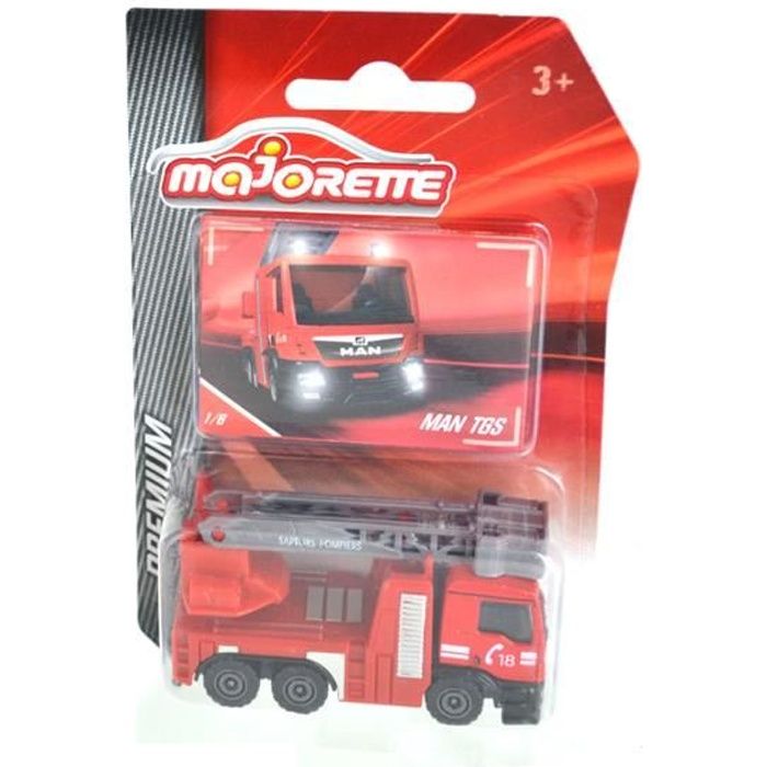 Voiture en métal Majorette : Premium SOS (à l'unité) aille Unique Coloris Unique