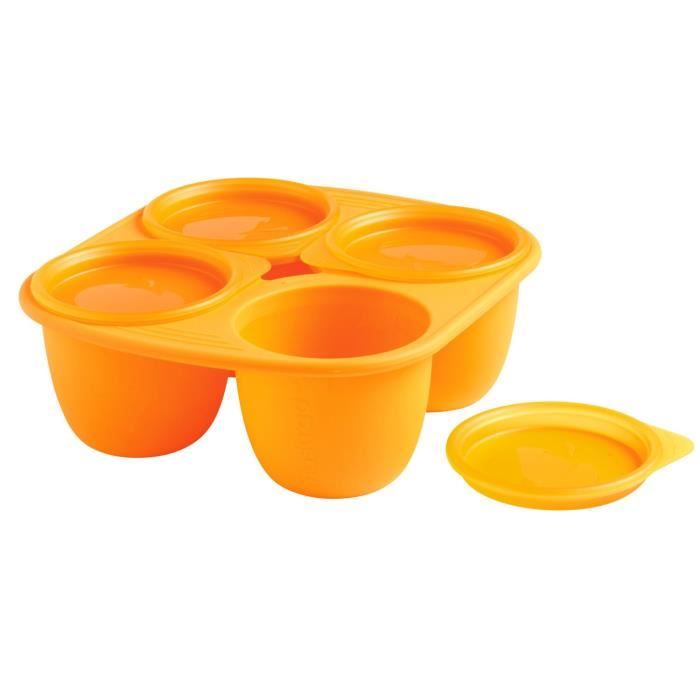 MASTRAD BABY Babymoule 4 Portions 280 ml - Orange