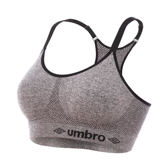 UMBRO Brassière coquée Femme Microfibre BRASUNI Gris