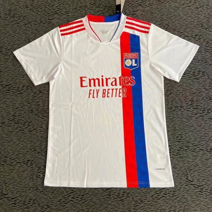 T-Shirt de l'équipe de OL , Maillot de Formation Lyon ,Maillot domicile Adulte 21-22 - Pas de numéro