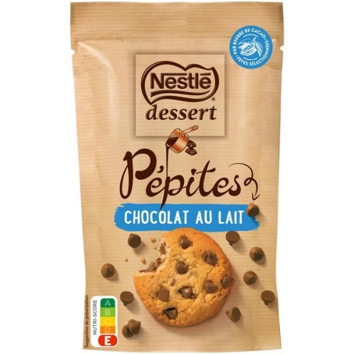 NESTLE DESSERT - Nestlé Dessert Pépites Chocolat Lait 100G - Lot De 4