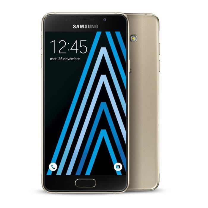 SAMSUNG Galaxy A3 2016 16 go Or - Reconditionné - Etat correct