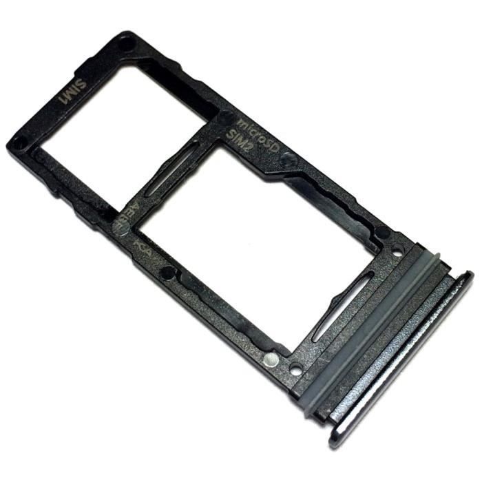 Tiroir Carte SIM et Support SD pour Samsung Galaxy A52 et Galaxy A72, Piece de Remplacement Original, Noir