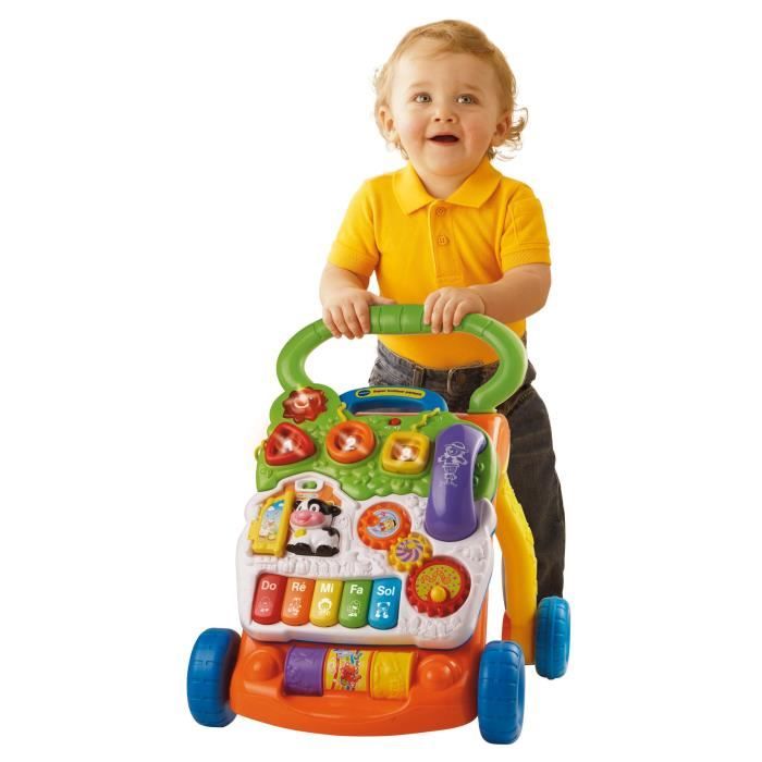 VTech 77005 Super Trotteur Parlant 2 En 1 Multicolore