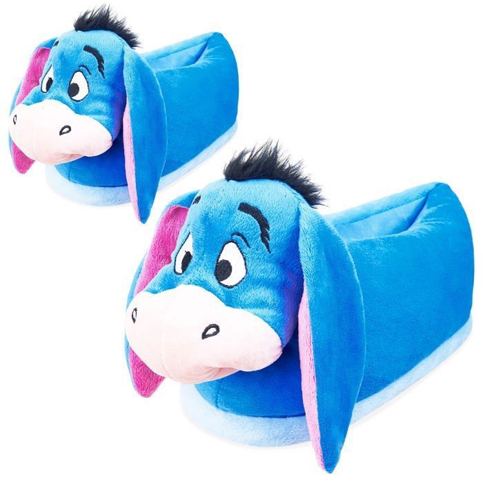 Disney Chaussons Femme Chaussons Peluche Adulte Rigolo Idee Cadeau Stitch Bourriquet Baby Yoda Bleu Cdiscount Chaussures