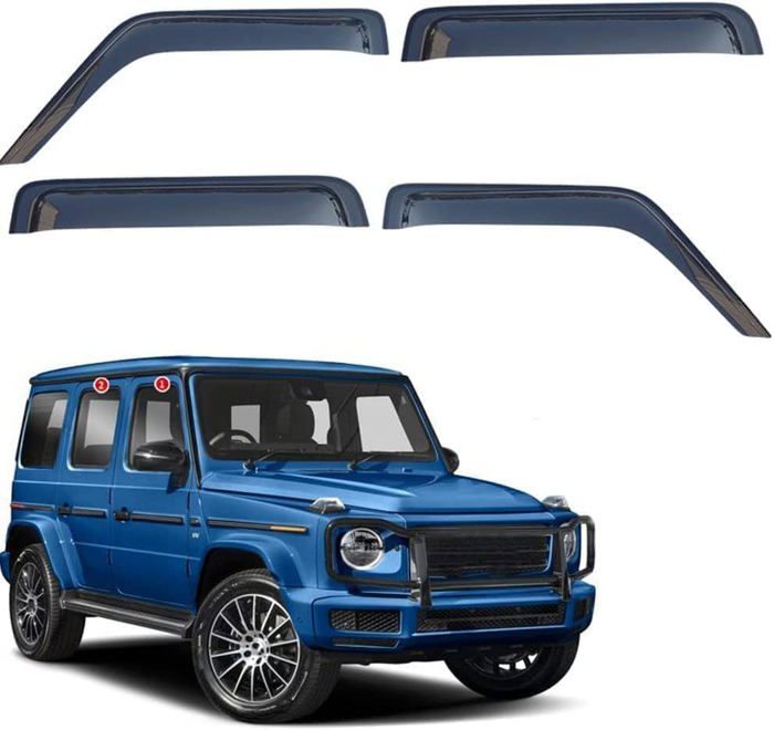 Deflecteur Auto 4 pièces Déflecteurs pour Auto pour Mercedes Benz G-Class W463 W461 ...