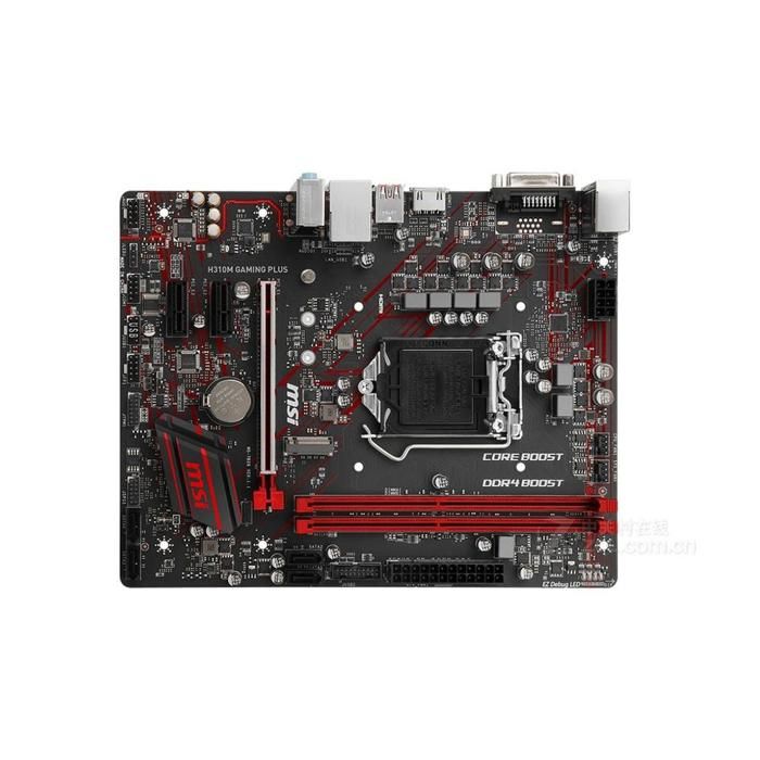 Carte mère MSI H310M GAMING PLUS Intel H310 LGA 1151 2xDDR4 SDRAM 32 Go Micro ATX - Msi