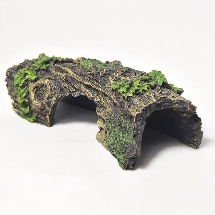 Meilleurs prix pour Décorations daquarium Décoration daquarium de petite et moyenne taille Ornement en résine de tronc darbre creux artificiel