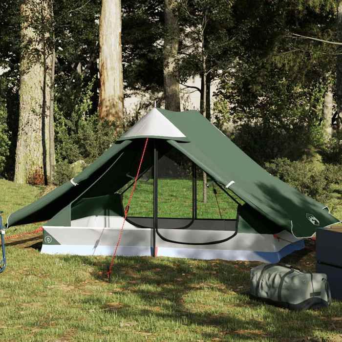 vidaXL Tente de camping 2 personnes vert imperméable tente abri de camping abri de jardin tente de jardin abri 4009434