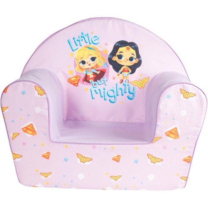 Fauteuil Tataway Chaise Enfant Wonder Woman Dc Comics - Confortable et Sûre - Idéale pour les Chambres et les Coins Jeux