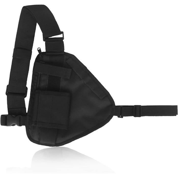 Lot De 6 Bretelles Réglables Style Poussoir – Noir – Nylon – Pour Sac, Bagage Ou Instrument – NEUF