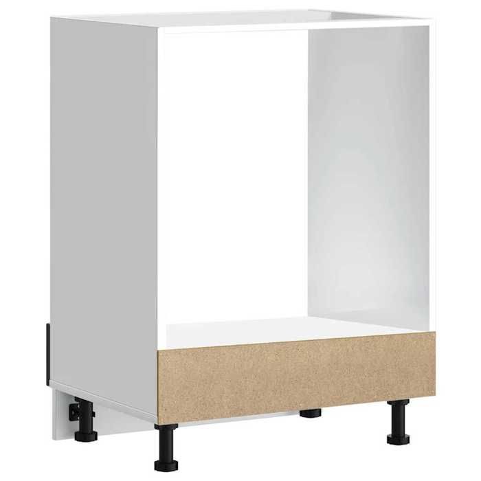 Moderne Placard de four Lucca SWEETY Meuble bas de cuisine noir bois dingénierie 60x46x81.5 cm BB973