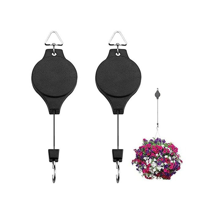 Crochets de suspension réglables - Ensemble de 2 crochets - Rétractable et réglable - Capacité de charge 1-15 kg