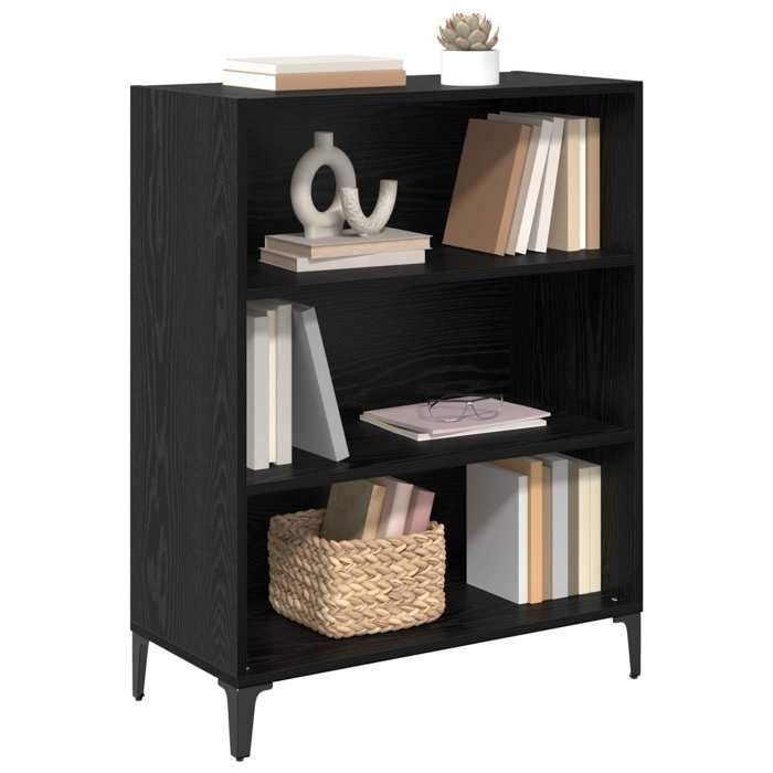 Buffet bahut - vidaXL - bois dingénierie - chêne noir - 69 5 x 34 x 90 cm 50kqp99m