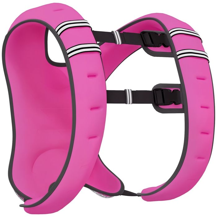 Gilet lesté - HOMCOM - 8 kg pour homme et femme avec poche de rangement - tissu Oxford sable métallique - 40 x 35 cm - rose Gilet lesté - HOMCOM - 8 kg pour homme et femme avec poche de rangement - tissu Oxford sable métallique - 40 x 35 cm - rose