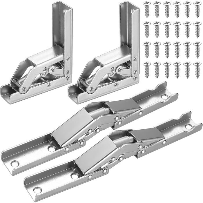 4 Pièces Charnières Pliables 90/180°[AT36]