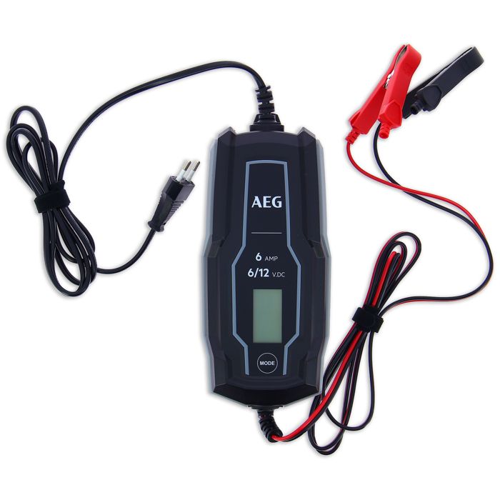 Chargeur De Batterie à Impulsions AEG MB 1.0 - 12V, 4 Niveaux De Charge - Pour Batteries Gel, AGM, Plomb - Fonction Sauvetage (à Partir De 1,5V) - Entretien Véhicules Saisonniers