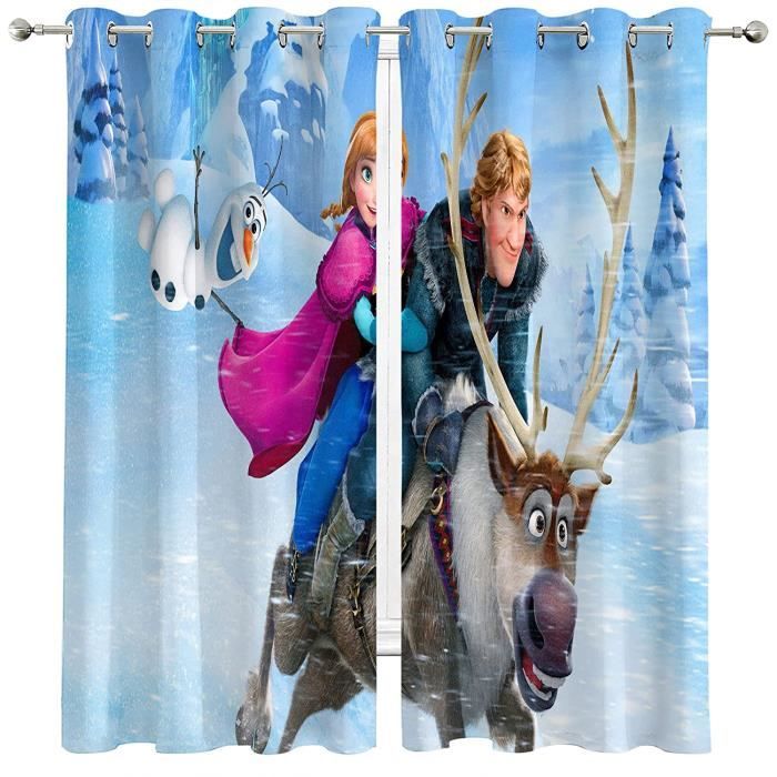 Jerry Fabrics Coussin La Reine Des Neiges 2 – Anna, Elsa, Olaf – 40x40 Cm – 100% Polyester