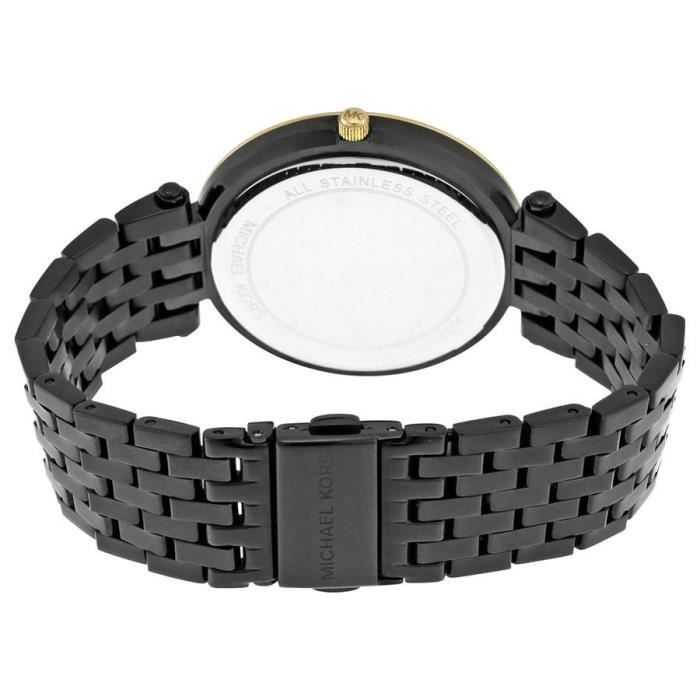  Montre - Michael Kors Darci MK3337 - Acier inoxydable - R&eacute;sistance &agrave; leau 50m - Cadran noir 
