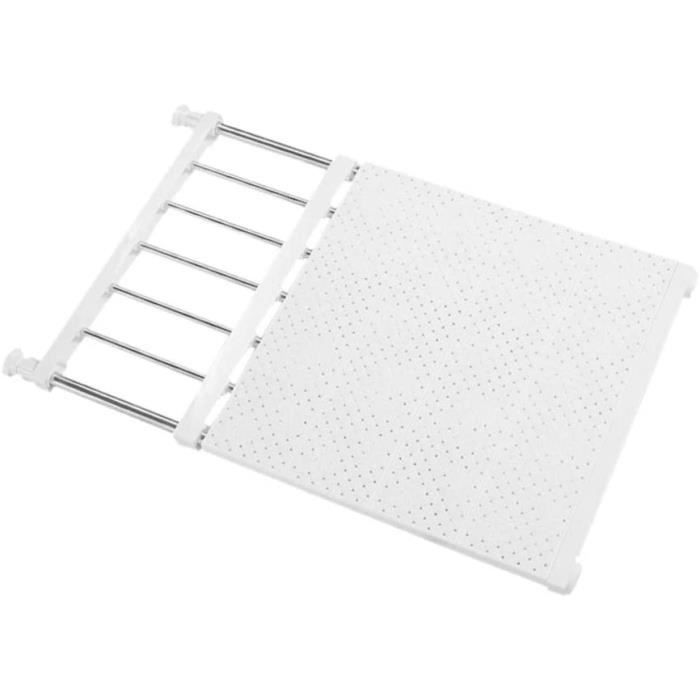 YushengTai Étagères Réglables pour Armoire, Tablettes Extensibles, Séparateurs Télescopiques sans Clou pour Placard, Armoire, Cuisine, Salle de Bain