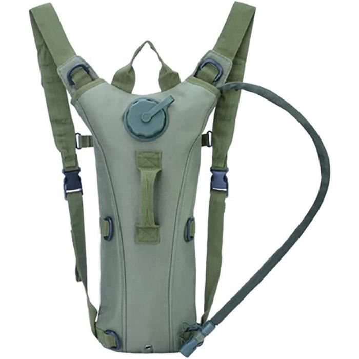 Sac D'hydratation Tactique IDOGEAR - Pochette Pour Vessie D'eau 3L - Compatible Système MOLLE - Nylon 500D